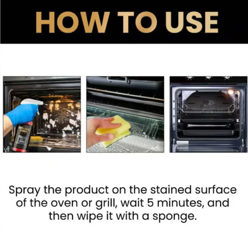 Heavy-Duty Oven & Grill Degreaser Spray