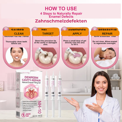 Natural Enamel-Filling Gel for Cavity Repair