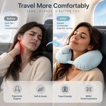 Inflatable Travel Neck Pillow