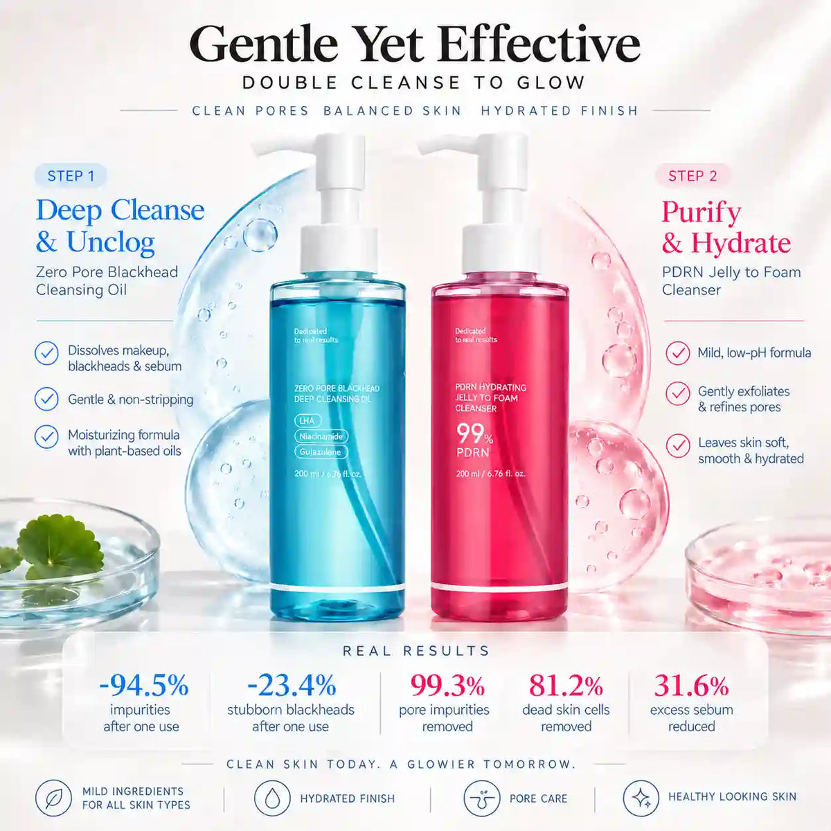 Double Cleanse to Glow Duo