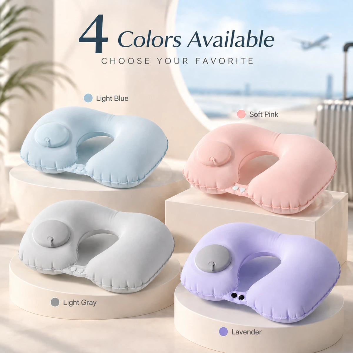 Inflatable Travel Neck Pillow