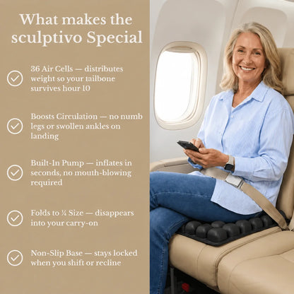 5D Air Cushion Pressure Relief Seat Cushion