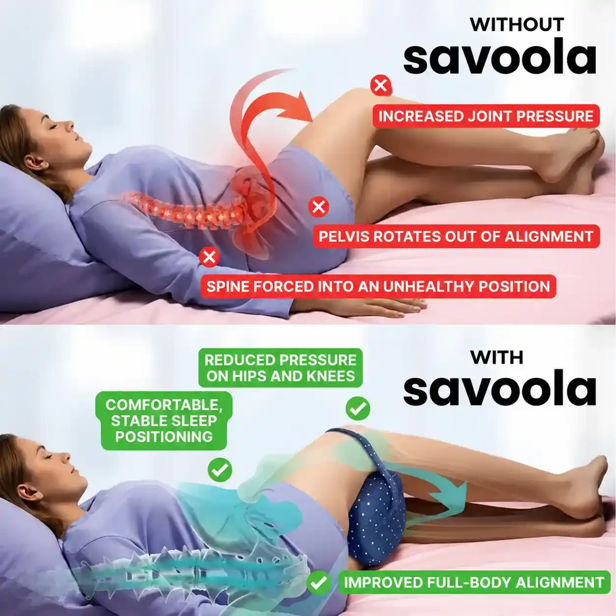 Knee Alignment Pillow
