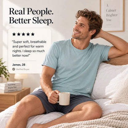 Cooling Short Sleeve Short Pajama Set
