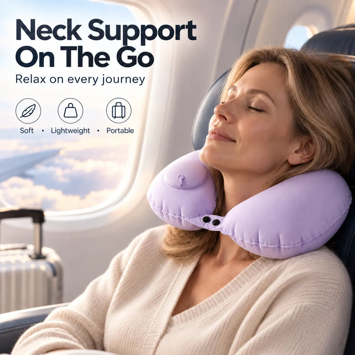 Inflatable Travel Neck Pillow