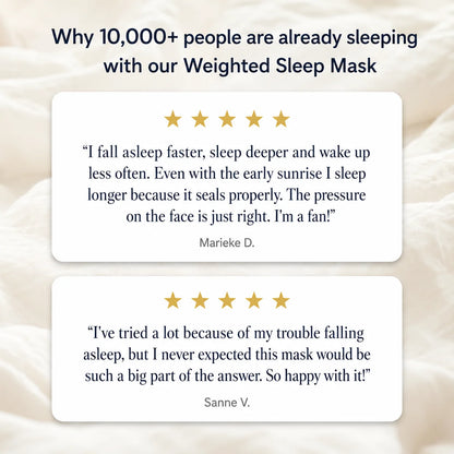 Weighted Sleep Mask