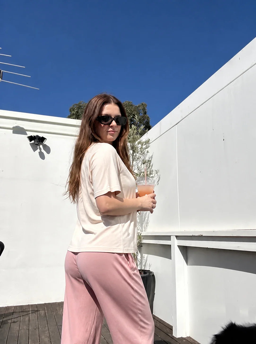 Customer wearing our product