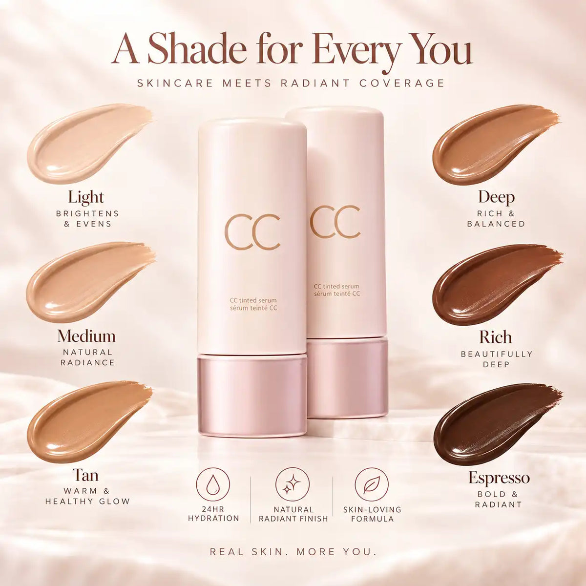 CC color-correcting tinted serum