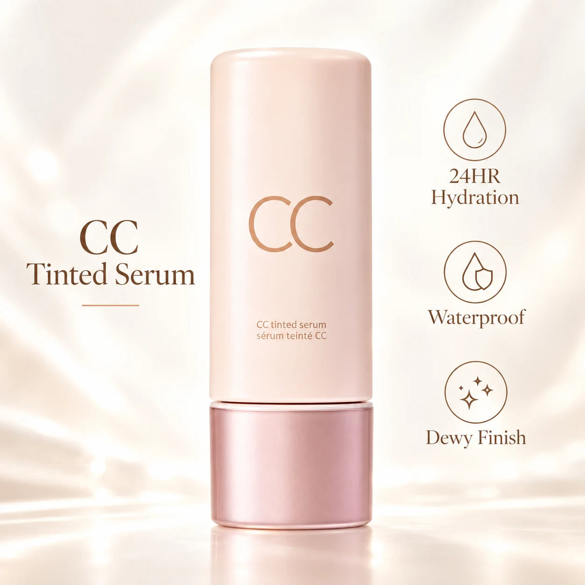 CC color-correcting tinted serum